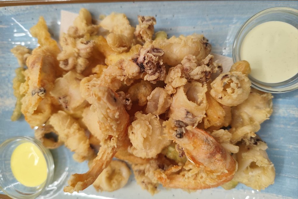 Frittura di calamari e gamberi